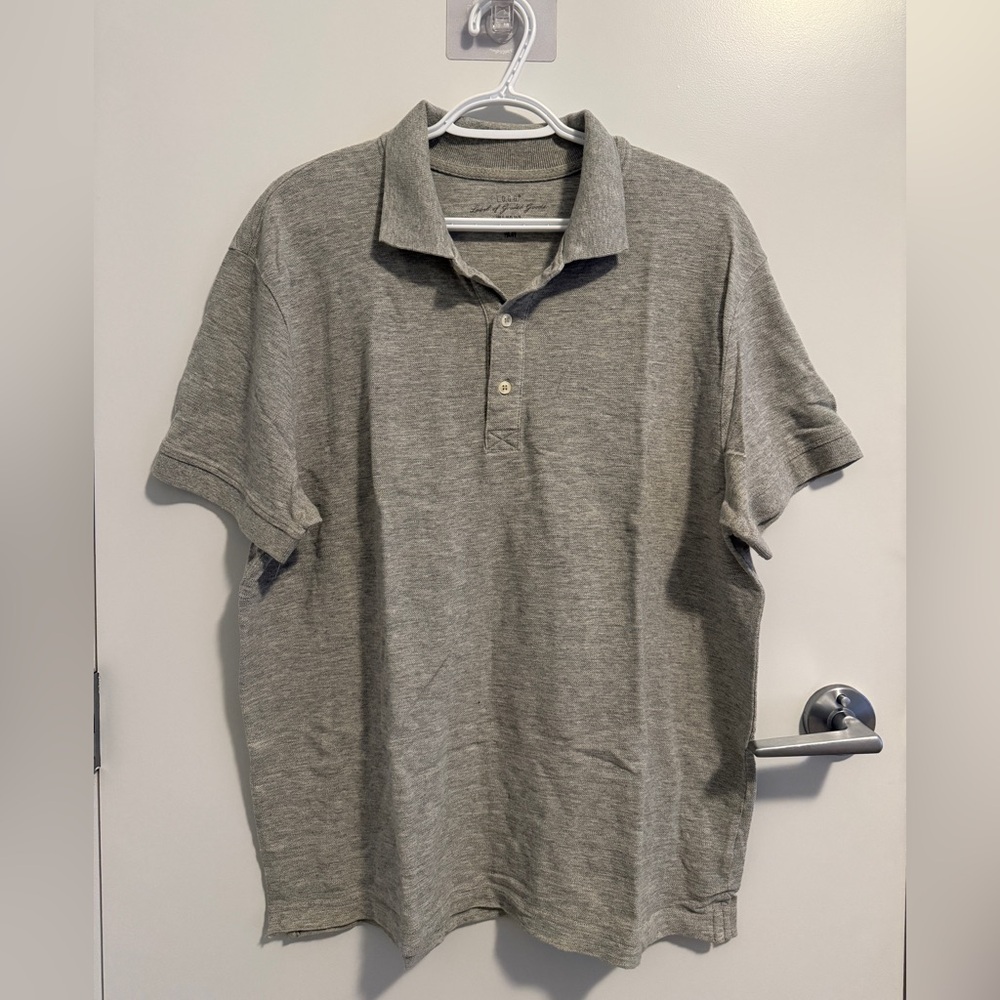 H&M Men Grey Polo Shirt